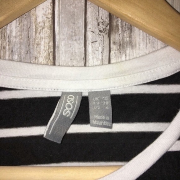 ASOS Black Striped Tee - Picture 3 of 4